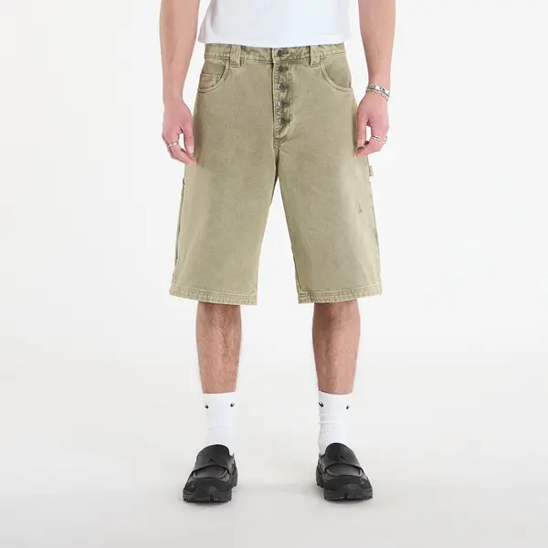 ROA Kratke hlače ROA Ash Canvas Shorts Sage Green XL