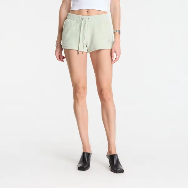 Sporty & Rich Kratke hlače Sporty & Rich Juicy Script Velour Short Sage L