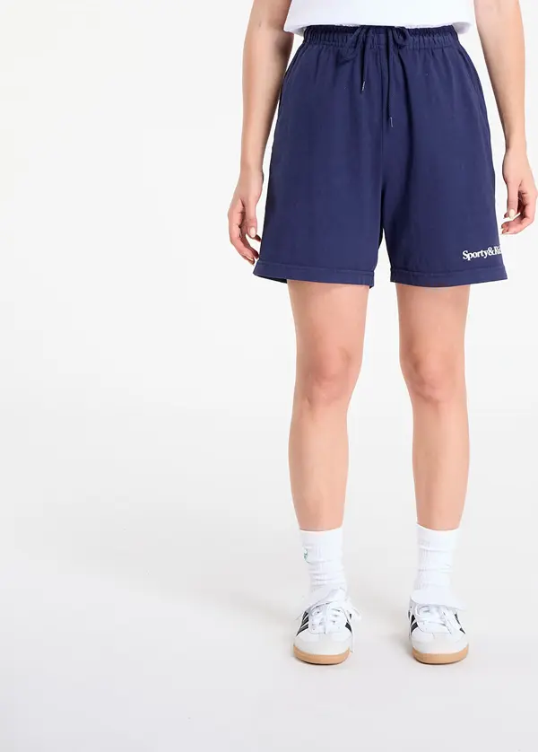 Sporty & Rich Kratke hlače Sporty & Rich Serif Logo Gym Short UNISEX Dark Navy XS