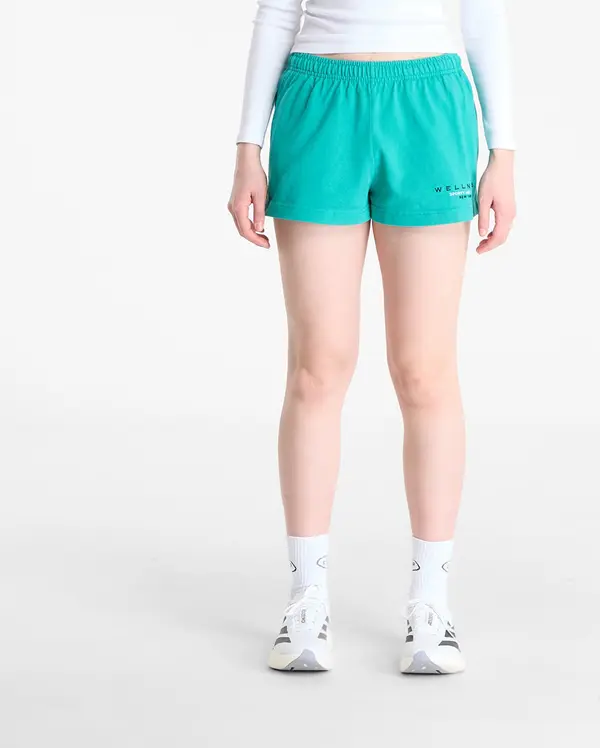 Sporty & Rich Kratke hlače Sporty & Rich Spellout Embroidered Disco Short Spring Green XS