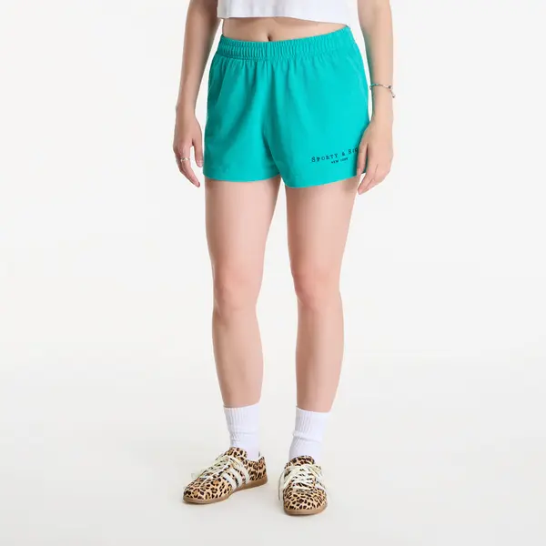 Sporty & Rich Kratke hlače Sporty & Rich Title Embroidered Disco Short Amalfi Green S