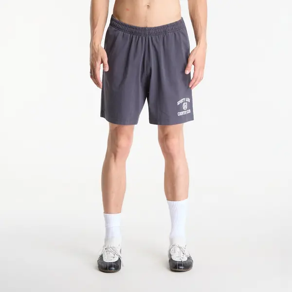 Sporty & Rich Kratke hlače Sporty & Rich Varsity Crest Gym Short UNISEX Carbon XL