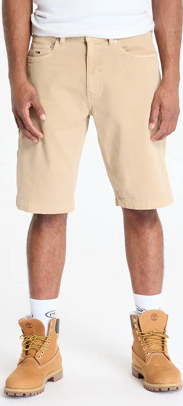Tommy Hilfiger Kratke hlače Tommy Jeans Jaimie Canvas Cargo Shorts Beige 36