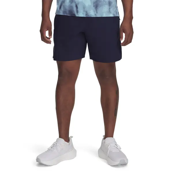Under Armour Kratke hlače Under Armour LAUNCH PRO 2n1 7'' SHORTS Midnight Navy/ Stream/ Reflective S