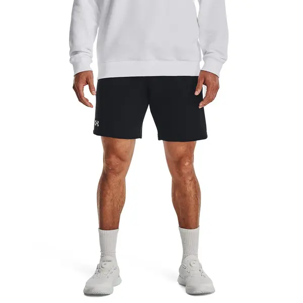 Under Armour Kratke hlače Under Armour Rival Fleece Shorts Black/ White XXL
