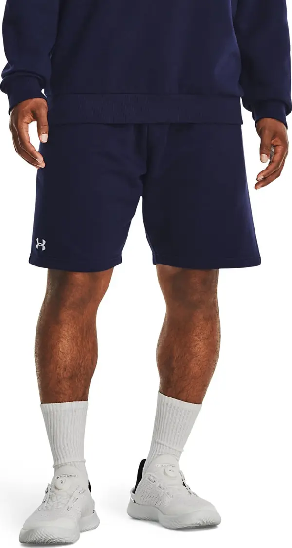 Under Armour Kratke hlače Under Armour Rival Fleece Shorts Midnight Navy/ White XL