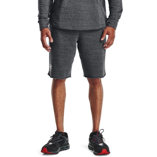 Under Armour Kratke hlače Under Armour Rival Terry Short Pitch Gray Full Heather/ Onyx White M