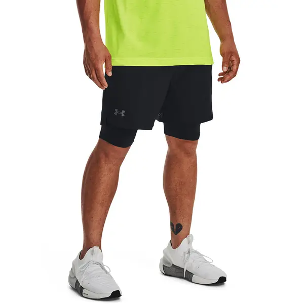 Under Armour Kratke hlače Under Armour Vanish Woven 2in1 Sts Black/ Black/ Pitch Gray XXL