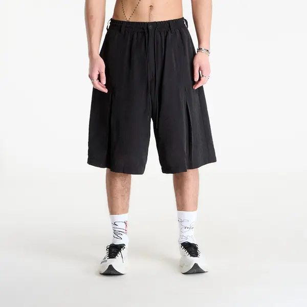Y-3 Kratke hlače Y-3 Crinkle Pleated Shorts Black S
