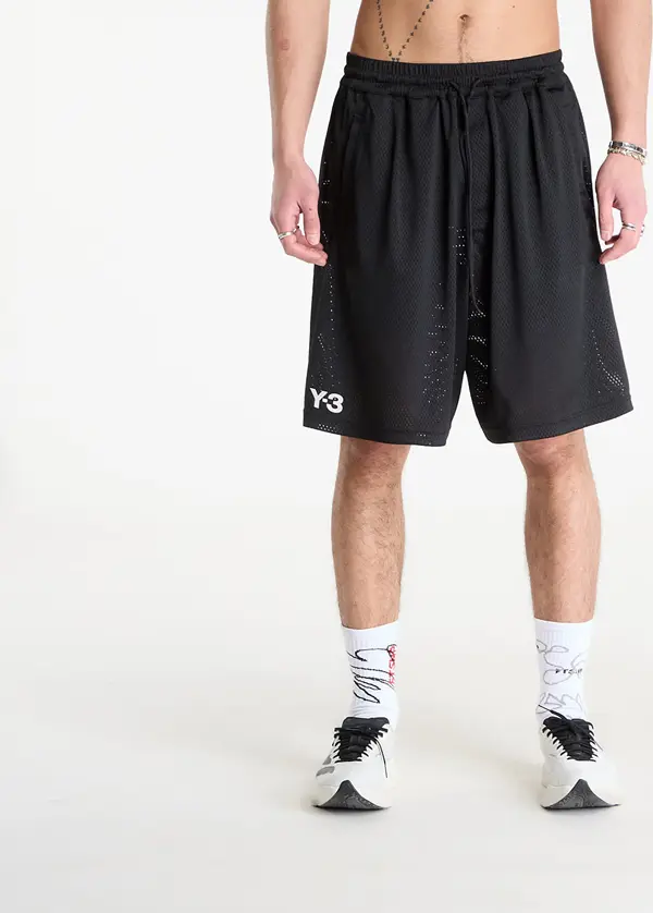 Y-3 Kratke hlače Y-3 Mesh Shorts Black XL