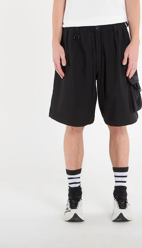 Y-3 Kratke hlače Y-3 Sport Uniform Cargo Shorts Black M