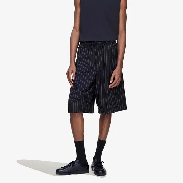 Y-3 Kratke hlače Y-3 Sport Uniform Pinstripe Track Trousers Black L