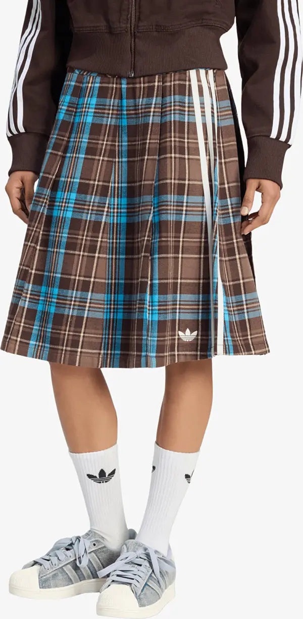 adidas Originals Krilo adidas Pleated Check Skirt Multicolor S
