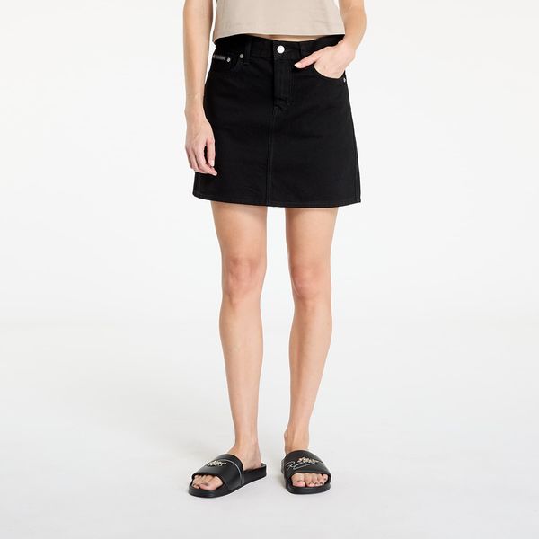 Calvin Klein Krilo Calvin Klein Jeans Hero High Rise Mini Skirt Denim Classic Black S/28