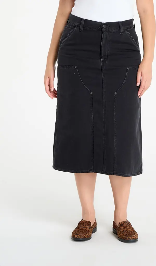 Carhartt WIP Krilo Carhartt WIP W' Double Knee Skirt Black Stone Washed S