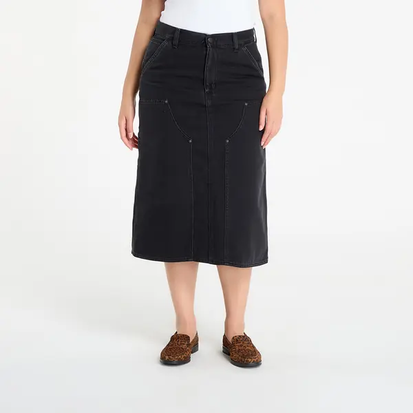 Carhartt WIP Krilo Carhartt WIP W' Double Knee Skirt Black Stone Washed XS