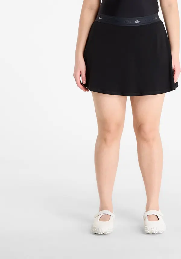 LACOSTE Krilo LACOSTE Skirt Black/ Black 40