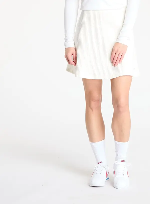 Nike Krilo Nike Sportswear Chill Knit Women's Ribbed Mini Skirt Sail/ Sail XL