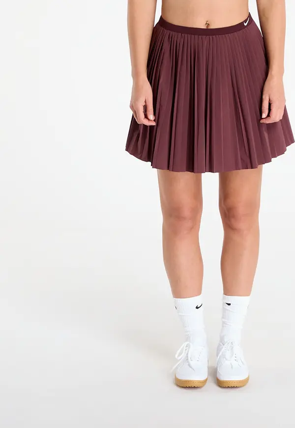 Nike Krilo Nike Sportswear Women's Pleated Skirt Burgundy Crush/ Sail L