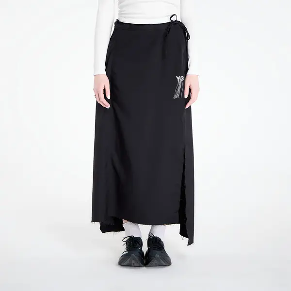 Y-3 Krilo Y-3 Sport Uniform Raw Cut 3 Stripes Skirt Black XS