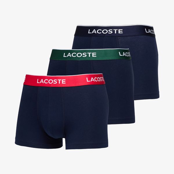 LACOSTE LACOSTE 3-Pack Casual Cotton Stretch Boxers Navy L