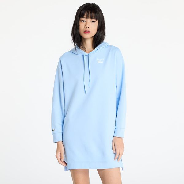 LACOSTE LACOSTE Oversized Fleece Sweatshirt Dress Blue 36