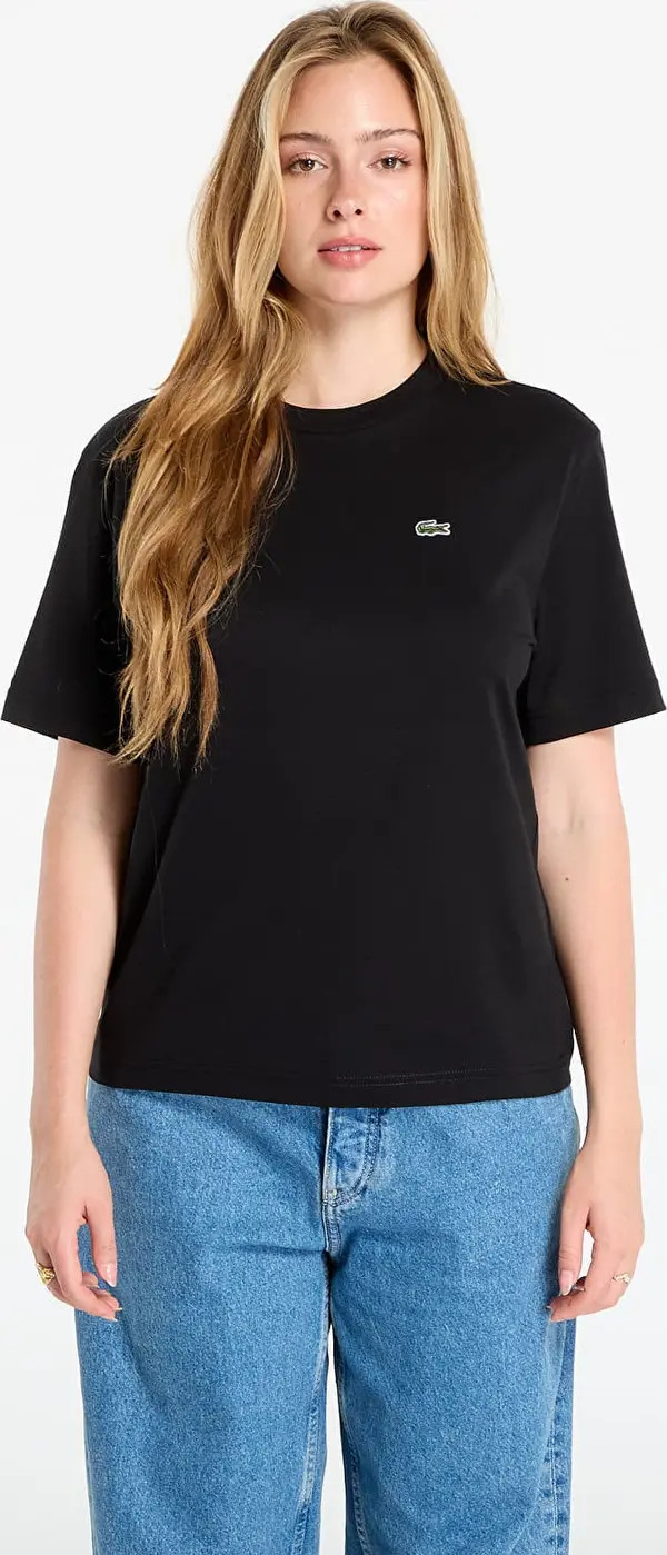 LACOSTE LACOSTE Soft Cotton T-shirt Black 34