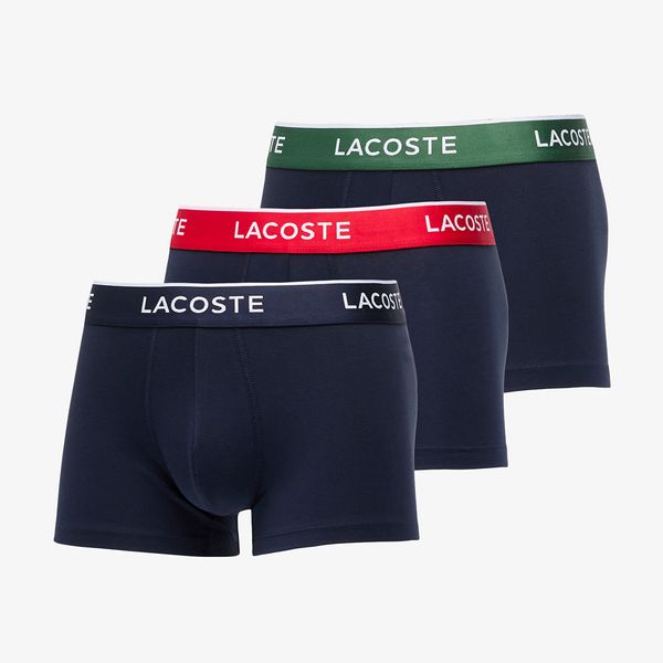 LACOSTE LACOSTE Trunk 3-Pack Navy Blue/ Green/ Red/ Navy S