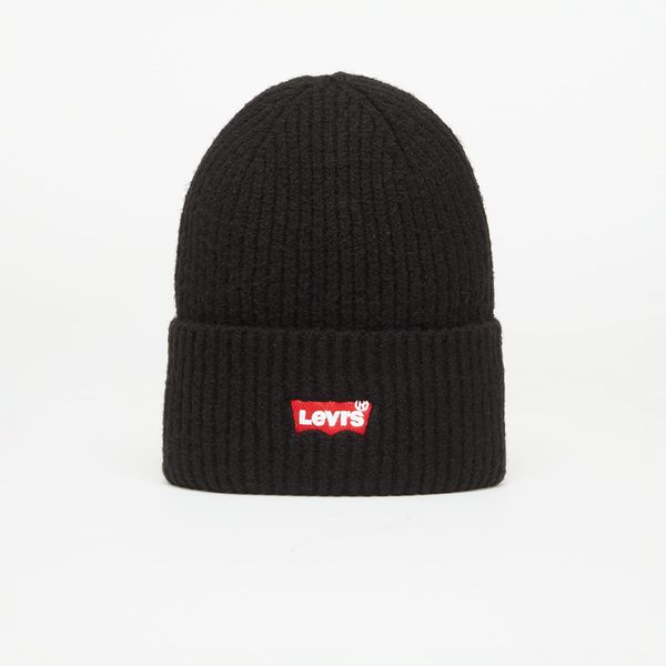 Levi's® Levi's® Essential Ribbed Batwing Beanie Black