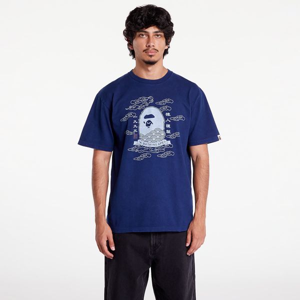 A BATHING APE Majica A BATHING APE 31St Anniversary Japan Ape Head Tee Indigo M