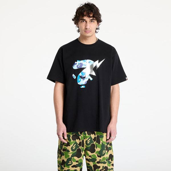 A BATHING APE Majica A BATHING APE Abc Camo Ape Face Sta Tee M Black/ Blue L