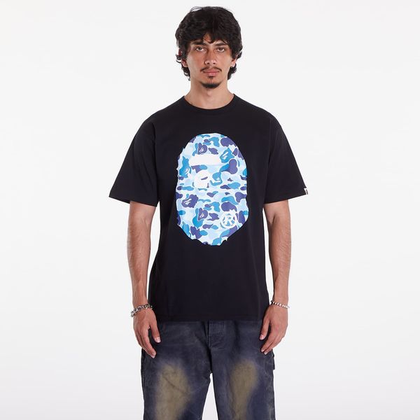 A BATHING APE Majica A BATHING APE Abc Camo Big Ape Head Tee Black/ Blue M