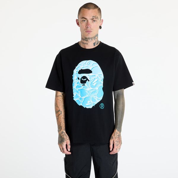 A BATHING APE Majica A BATHING APE Abc Sea Surface Camo Ape Head Tee Black L