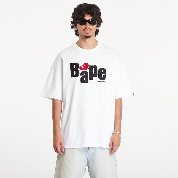 A BATHING APE Majica A BATHING APE Heart Ape Head Relaxed Fit Short Sleeve Tee White XXL