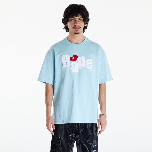 A BATHING APE Majica A BATHING APE Heart Ape Head Relaxed Fit Tee Sax L