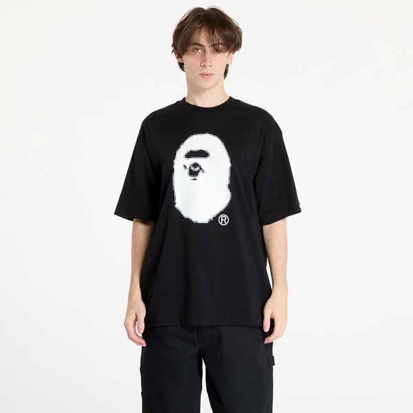 A BATHING APE Majica A BATHING APE Pixel Ape Head Relaxed Fit Tee Black L