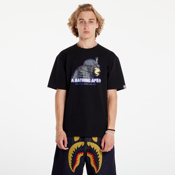 A BATHING APE Majica A BATHING APE Samurai Tee Black M