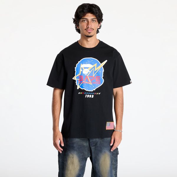 A BATHING APE Majica A BATHING APE Space Ape Head Tee Black L