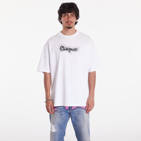 A BATHING APE Majica A BATHING APE Studs Bape Logo Relaxed Fit Tee White M