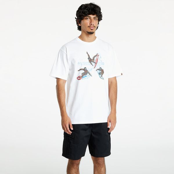 A BATHING APE Majica A BATHING APE Surfing Apes Tee White XL