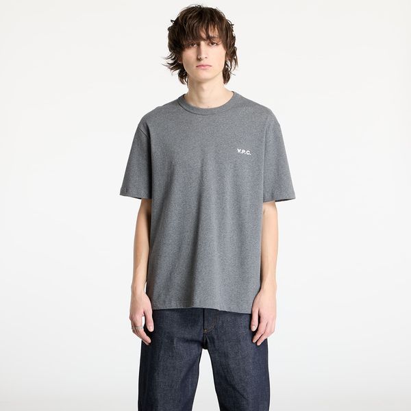 A.P.C. Majica A.P.C. Boxy Petit Vpc T-Shirt Heather Charcoal Grey L