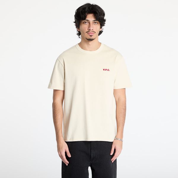 A.P.C. Majica A.P.C. Boxy Petit VPC T-Shirt Mastic Beige XXL