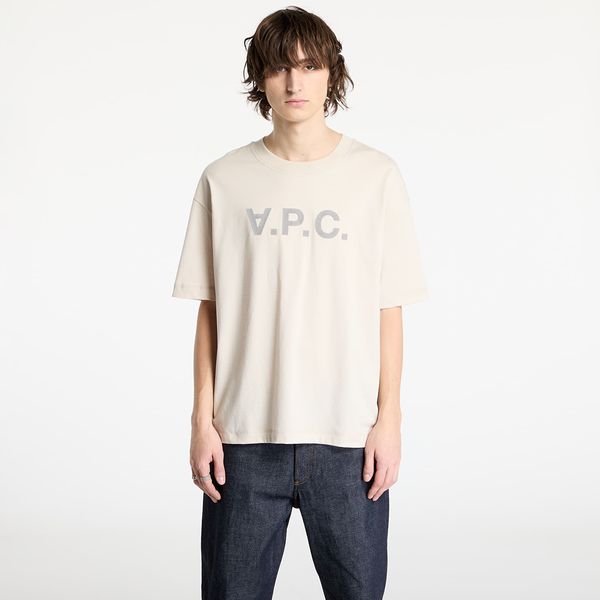 A.P.C. Majica A.P.C. Oversize Grand APC T-Shirt UNISEX Beige M