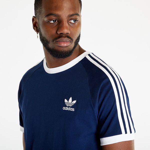 adidas Originals Majica adidas 3-Stripes Short Sleeve Tee Night Indigo XS