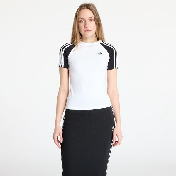 adidas Originals Majica adidas Adicolor 3 Stripe Raglan Slim Tee White/ Black M