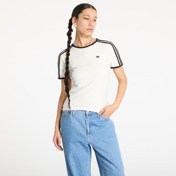 adidas Originals Majica adidas Originals 3 Stripes Cali Tee Off White XS