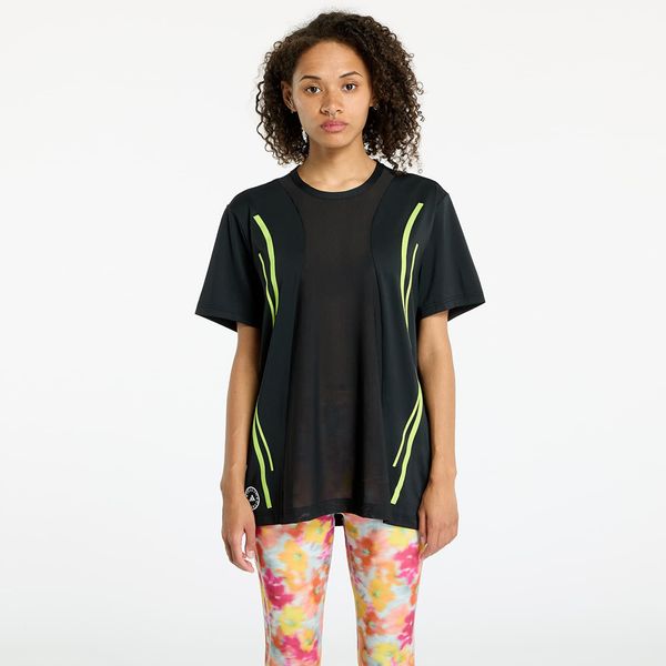 adidas Performance Majica adidas X Stella McCartney TruePace Tee Black/ Semi Solar Slime M