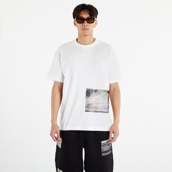 Calvin Klein Majica Calvin Klein Jeans Motion Blur Photoprint S/S T-Shirt Bright White L