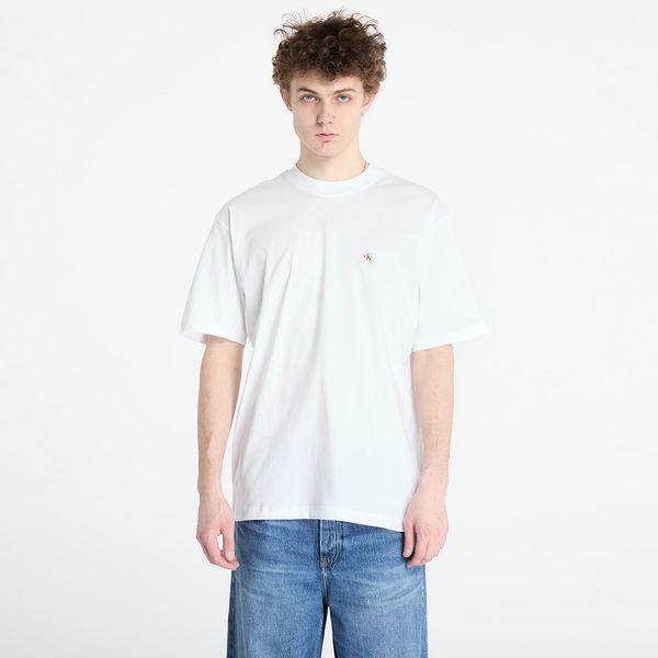Calvin Klein Majica Calvin Klein Jeans Woven Label Relaxed Tee White S