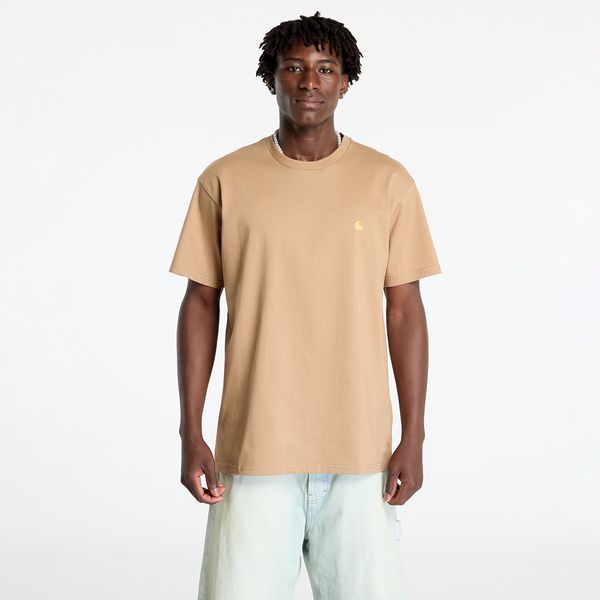 Carhartt WIP Majica Carhartt WIP Chase Short Sleeve Tee UNISEX Peanut/ Gold XS